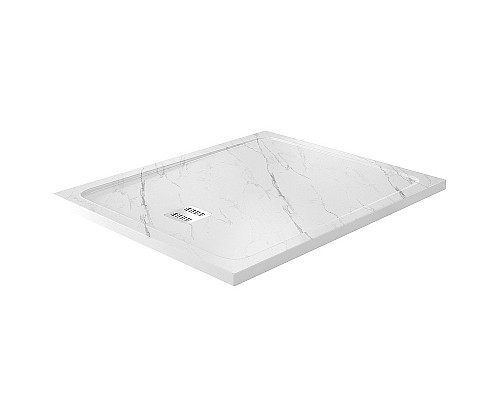 Душевой поддон из искусственного камня WasserKRAFT Rhin 120x100 44T10 Белый матовый
