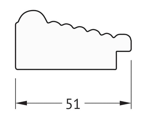 Зеркало Evoform Definite 153х73 BY 1114 в багетной раме - Сухой тростник 51 мм