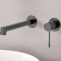 Смеситель для раковины Vincea Desire VBFW-1D1GM Вороненая сталь