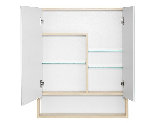 Зеркальный шкаф Aquaton Сканди 70 1A252202SDB20 Белый Дуб верона