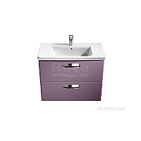 Тумба под раковину Roca The Gap 80 ZRU9302740 фиолетовая 