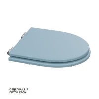 Крышка-сиденье для унитаза Caprigo TEMPO KFE-TC-L817 петли хром с микролифтом
