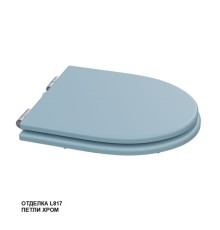 Крышка-сиденье для унитаза Caprigo TEMPO KFE-TC-L817 петли хром с микролифтом
