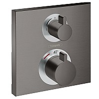 Смеситель Hansgrohe Ecostat Square черный 15714340