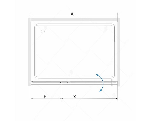 Душевая дверь RGW SV-03 90 см