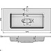 Раковина Jorno Modul 100 Mol.08.100/W Белая
