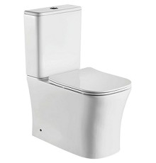 Унитаз компакт CeramaLux 1218A с бачком и сиденьем Микролифт