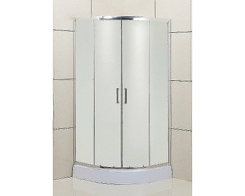 Душевой уголок BelBagno Uno 90х90 UNO-195-R-2-90-P-Cr профиль Хром стекло рифленое