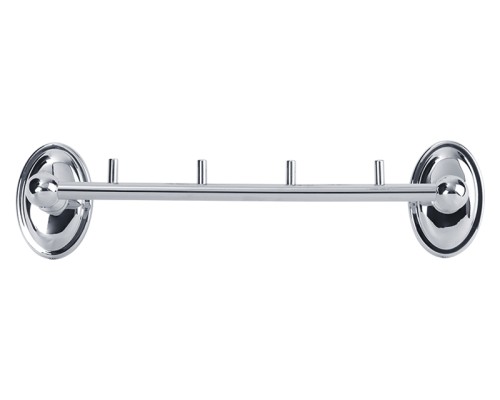 Перекладина с 4-мя крючками Veragio Bonjour хром