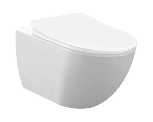 Унитаз Creavit Free FE320-11CB00E-0000 подвесной Белый без сиденья