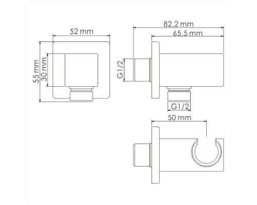 Подключение шланга WasserKRAFT A125