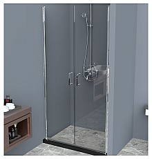 Душевая дверь BelBagno Uno 90 UNO-B-2-90-C-Cr профиль Хром стекло прозрачное