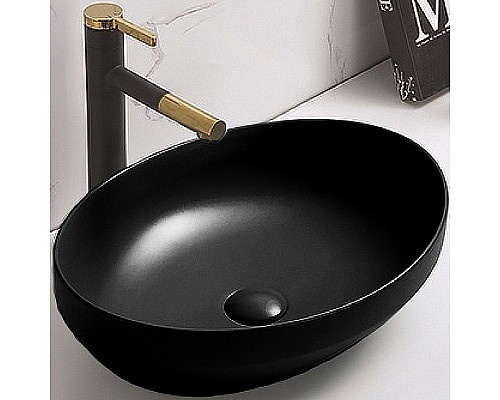Раковина-чаша CeramaLux 50 78590B Черная глянцевая