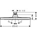 Верхний душ Hansgrohe Crometta HG S240 1jet 26723000