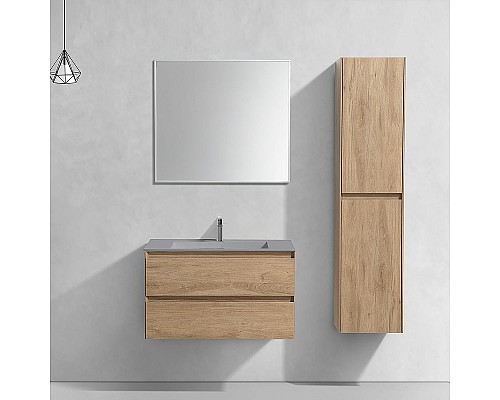 Тумба под раковину Vincea Luka 80 VMC-2L800NO подвесная N.Oak