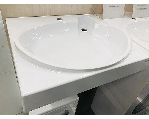 Раковина СанТа Сатурн 60 900126 на стиральную машину Белая