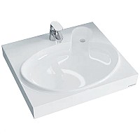 Раковина СанТа Сатурн 60 900126 на стиральную машину Белая