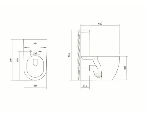 Унитаз компакт Aquatek Бетта AQ1363B-00 с бачком и сиденьем Микролифт