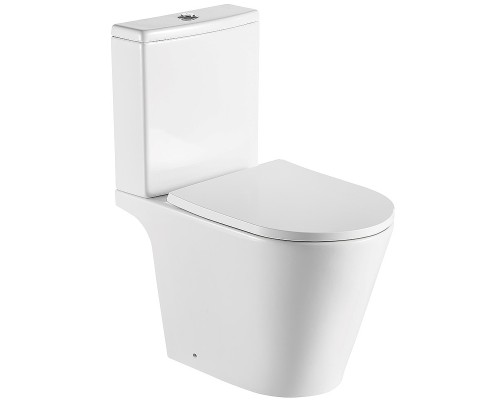 Унитаз компакт Aquatek Бетта AQ1363B-00 с бачком и сиденьем Микролифт