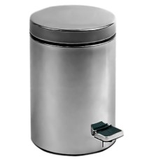 Ведро для мусора Nofer 5 09100.05.B (09101.B) Хром глянцевое