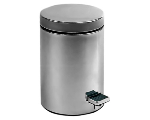 Ведро для мусора Nofer 5 09100.05.B (09101.B) Хром глянцевое
