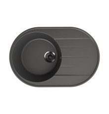 Кухонная мойка Ulgran Quartz мокрый асфальт
