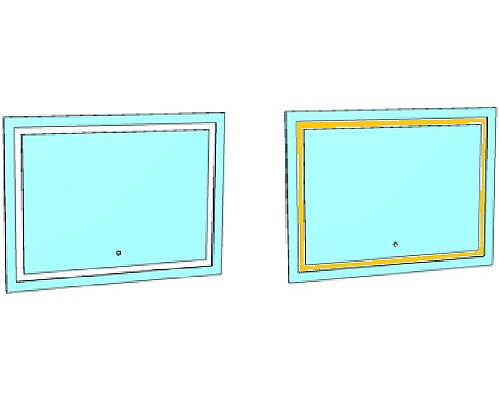 Зеркало LED Corozo Барго 1200х800 , сенсор