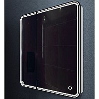 Зеркальный шкаф Art&Max Verona AM-Ver-800-800-2D-R-DS-F с подсветкой с сенсорным выключателем Белый