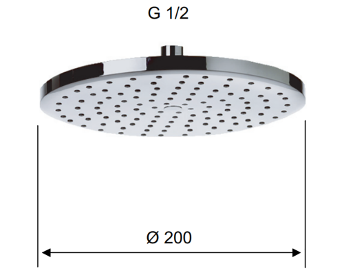 Верхний душ Remer 356MD20X Хром