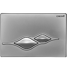 Клавиша смыва Creavit Ufo GP1002.00 Серая матовая