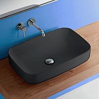 Раковина Kerasan Tribeca 60х38 см 514131 черный матовый