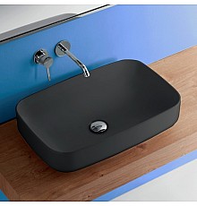 Раковина Kerasan Tribeca 60х38 см 514131 черный матовый