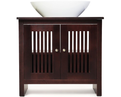 Тумба с раковиной Orange Capri 75 OCN-75TU+RA Орех