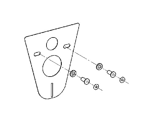 Инсталляция для подвесного унитаза Grohe 4 в 1 38813001