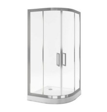 Душевое ограждение Excellent Серия 600 90х90 полукруг хром