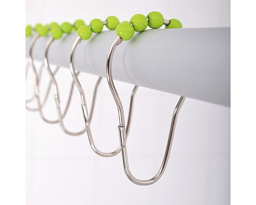 Кольца для карниза Ridder 49565 Хром Зеленый