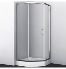 Душевой уголок WasserKRAFT Naab 90x90 профиль Хром стекло прозрачное