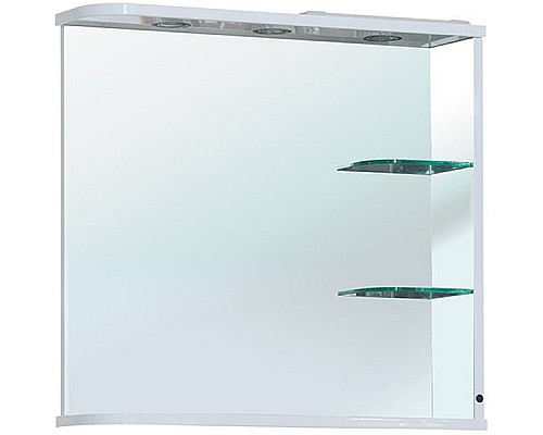 Зеркало Bellezza Рио 70 R 4613611061016 с подсветкой Белое