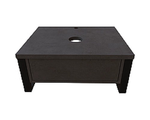 Тумба под раковину 1MarKa Grunge Loft 60П Ц0000001581 подвесная Бетон темно-серый