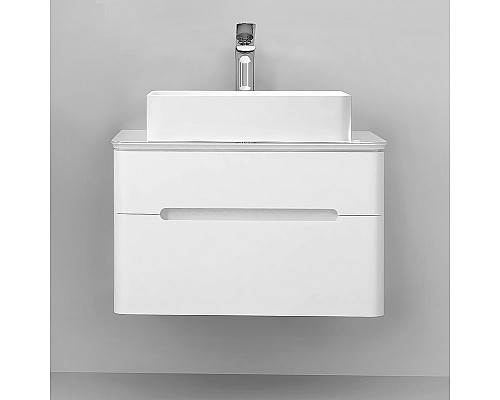 Тумба под раковину Jorno Bosko 75 Bos.01.75/P/W подвесная Белая