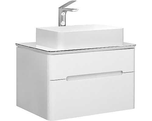 Тумба под раковину Jorno Bosko 75 Bos.01.75/P/W подвесная Белая