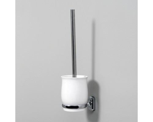 Ершик для унитаза WasserKRAFT K-24127 Хром Белый