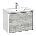 Тумба под раковину Roca Ronda 70 ZRU9303003 белый матовый/бетон