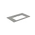 Изделие Kerama Marazzi декоративное Фондамента 80, серое PL2.DL500900R\80