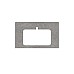 Изделие Kerama Marazzi декоративное Фондамента 80, серое PL2.DL500900R\80