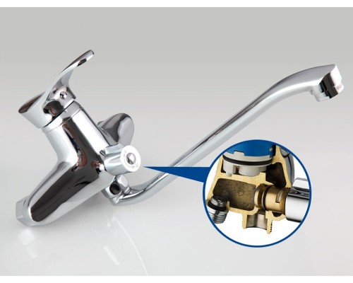 Смеситель для ванны Frap H01 F2201 универсальный Хром