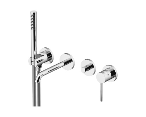 Смеситель для ванны Gattoni Circle Two цвет хром