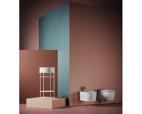 Унитаз Artceram Atelier ATV001 05 00 подвесной Белый матовый без сиденья