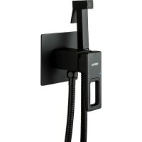 Гигиенический душ со смесителем Gappo G17-6 G7217-6 Черный матовый