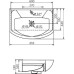 Мебельная раковина Rosa Элеганс 65